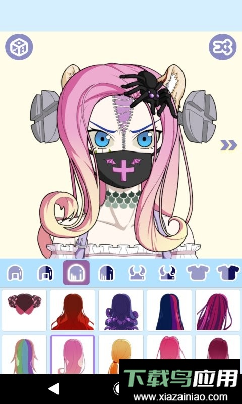 怪物女孩换装游戏截图1