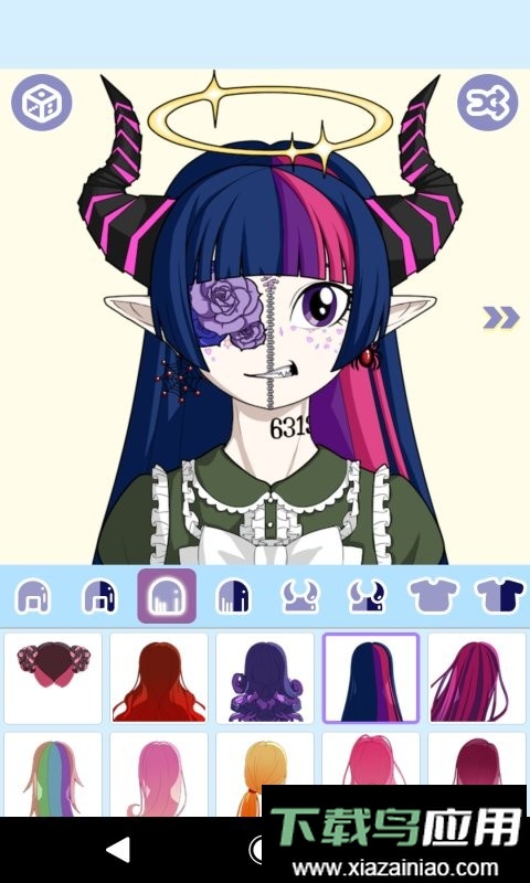 怪物女孩换装游戏截图3