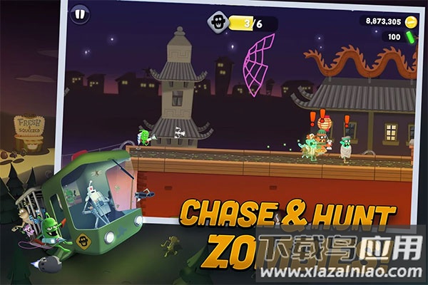 僵尸榨汁机国际服(Zombie Catchers)截图