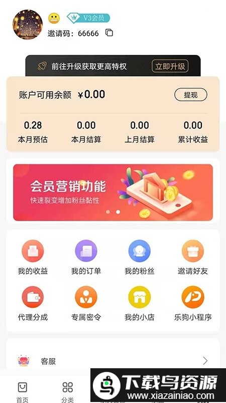 乐狗优品电商app截图