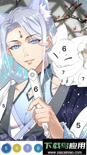 泡泡填色游戏截图1