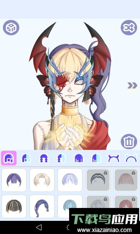 欧巴欧尼萌拼软件怪物女孩换装截图2