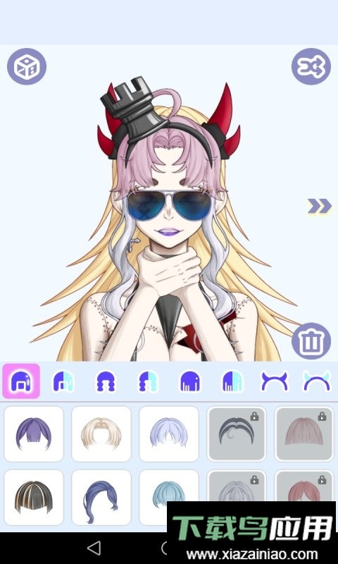 欧巴欧尼萌拼软件怪物女孩换装截图3