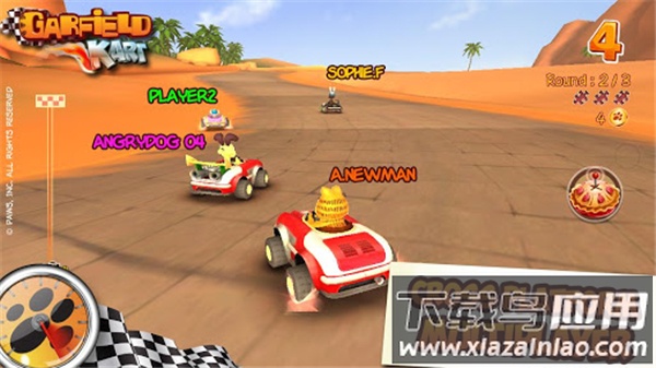 加菲猫卡丁车手机版(加菲猫卡丁车虫虫助手安装包)截图1