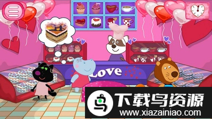 情人节河马咖啡手游截图2