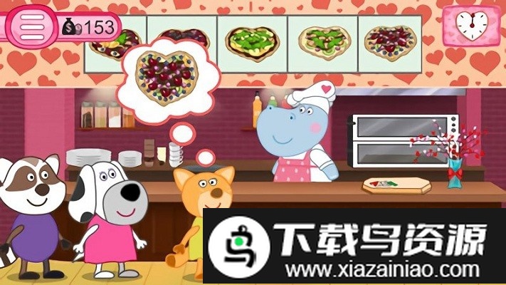 情人节河马咖啡手游截图3