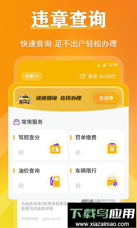 交管12123查违章最新版截图2