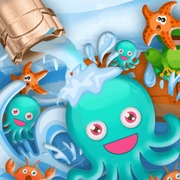 章鱼爱泡澡游戏