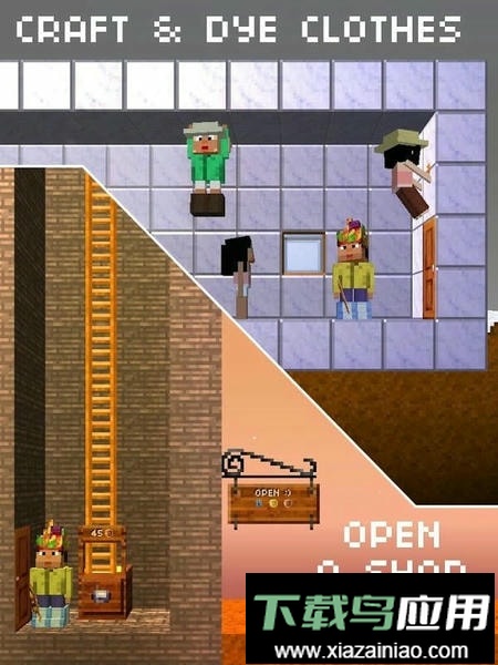 木头人大建造汉化版(The Blockheads)最新版截图3