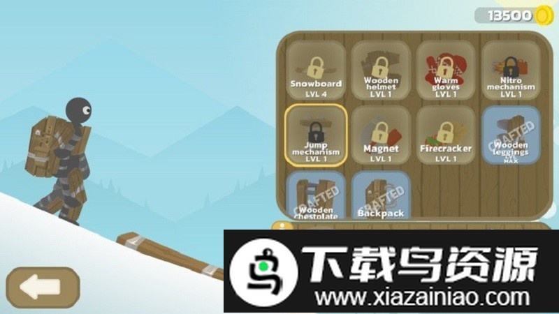 火柴人滑雪冒险游戏最新版截图3