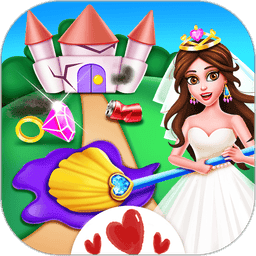 美丽的公主打扫卫生