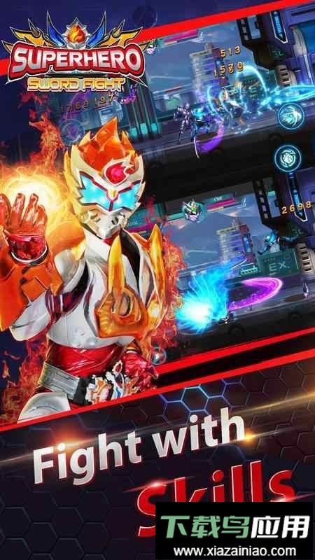 超级英雄战斗中文无限金币版(Superhero Fight)最新版截图1