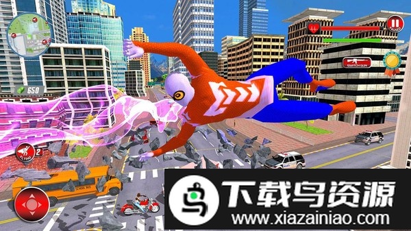 忍者飞行蜘蛛绳英雄手机版截图