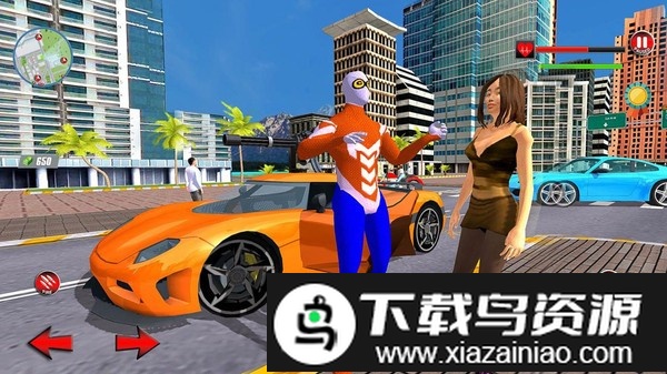 忍者飞行蜘蛛绳英雄手机版截图