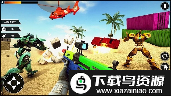 机器人射击罢工游戏最新版截图1