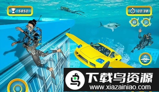 水下城市飞车游戏截图1