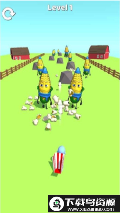 爆米花射击跑游戏最新版截图1