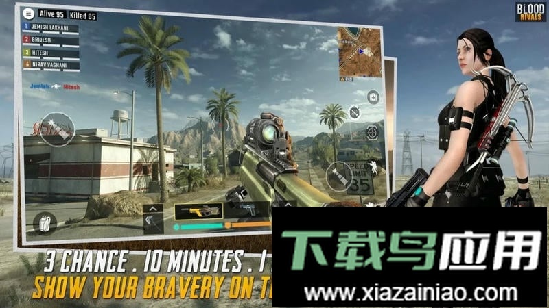 血敌生存战场手游(BloodRivals)最新版截图3