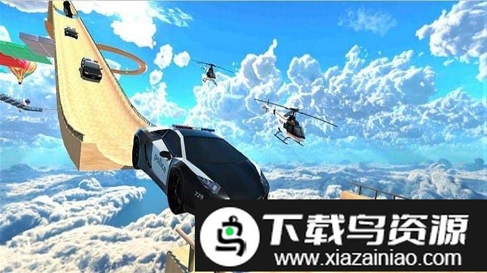 天空特技警车游戏截图3