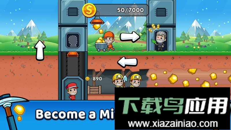 采矿大亨掘金之旅手游(Idle Miner Tycoon)截图1