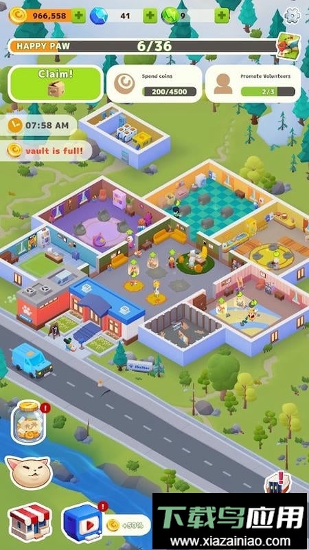 闲置宠物收容所无限金币钻石版最新版截图3