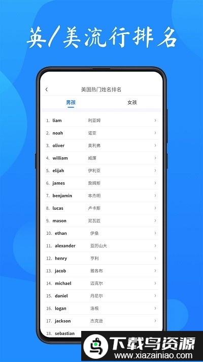 英文名起名取名助手截图2