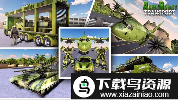 美军坦克机器人货物运输游戏最新版截图2