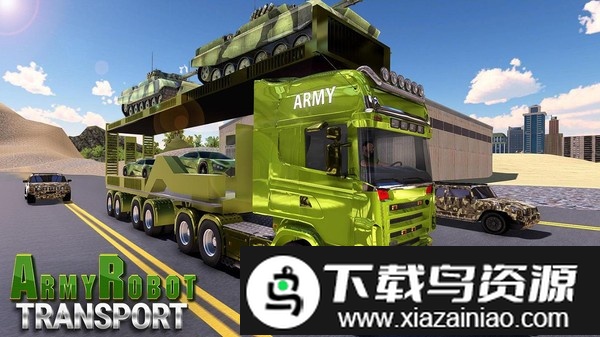 美军坦克机器人货物运输游戏最新版截图3