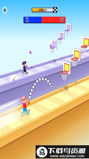 奔跑篮球游戏截图2