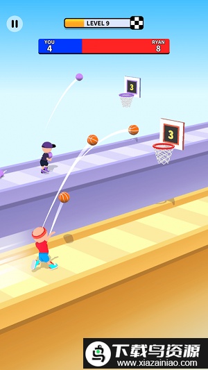 奔跑篮球游戏截图3