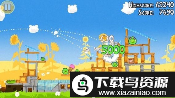 愤怒的小鸟夏日野餐版截图1