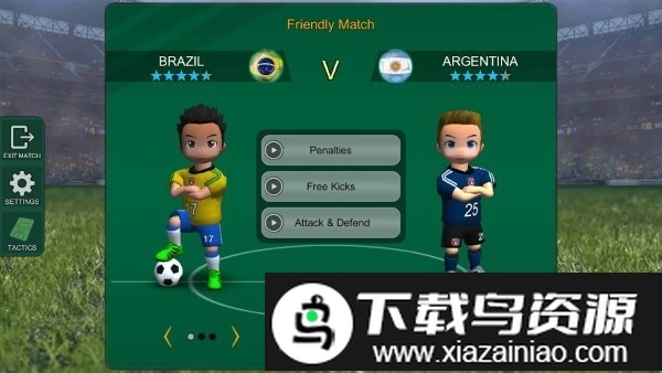 职业踢足球游戏截图1