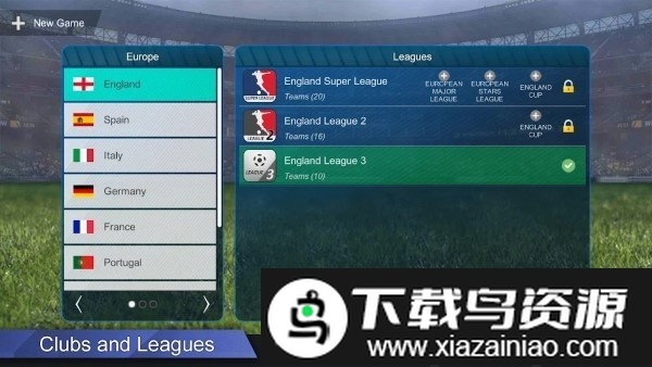 职业踢足球游戏截图3