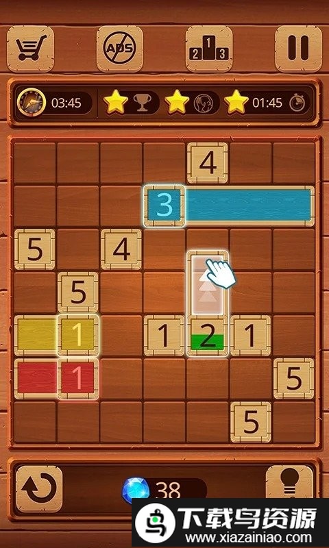 木板填坑游戏(fillintheholes)截图2