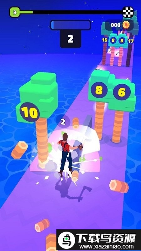 伐木工奔跑游戏截图2