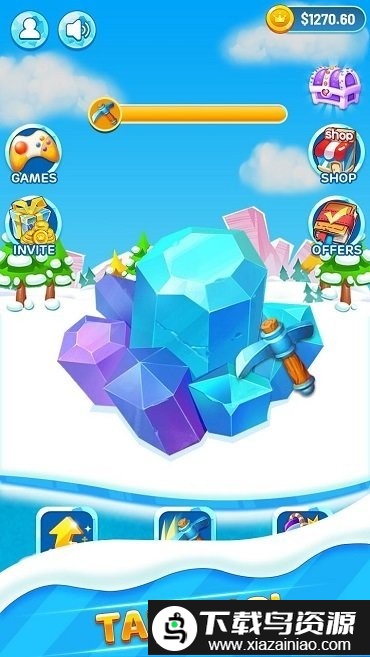 水晶矿工游戏截图2