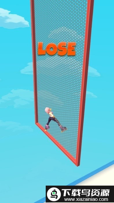 翻滚轮滑坡道游戏截图3