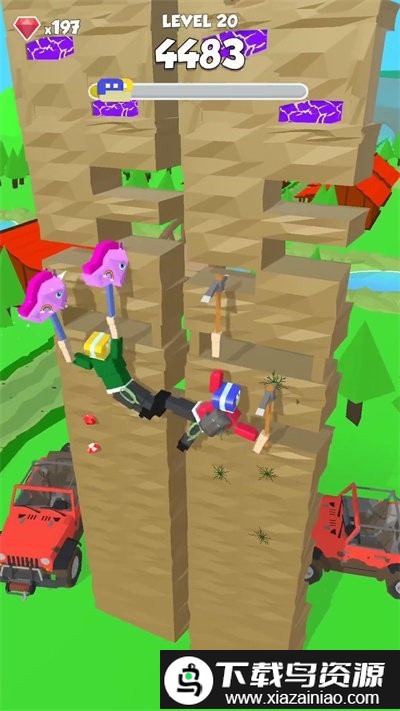 我的疯狂攀登世界游戏截图3