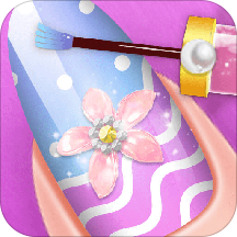 爱莎公主美甲沙龙游戏