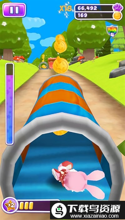 宾尼兔跑酷游戏截图1