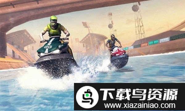 模拟水上特技摩托游戏截图1