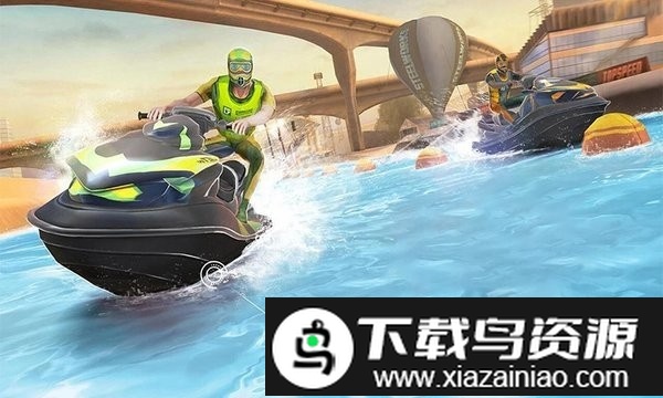 模拟水上特技摩托游戏截图3