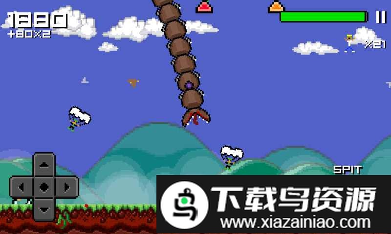 像素死亡蠕虫游戏截图4