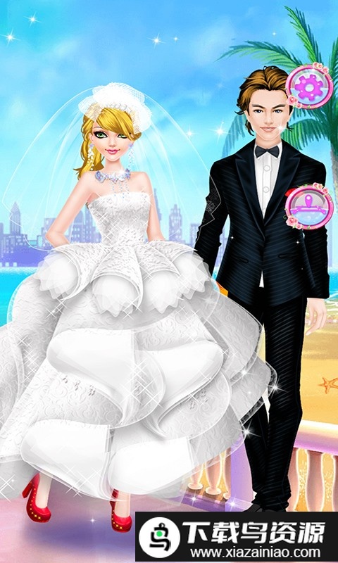 芭比婚礼美妆游戏截图3