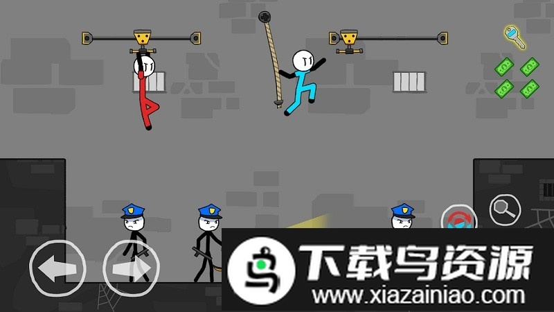 火柴人逃脱越狱游戏截图2