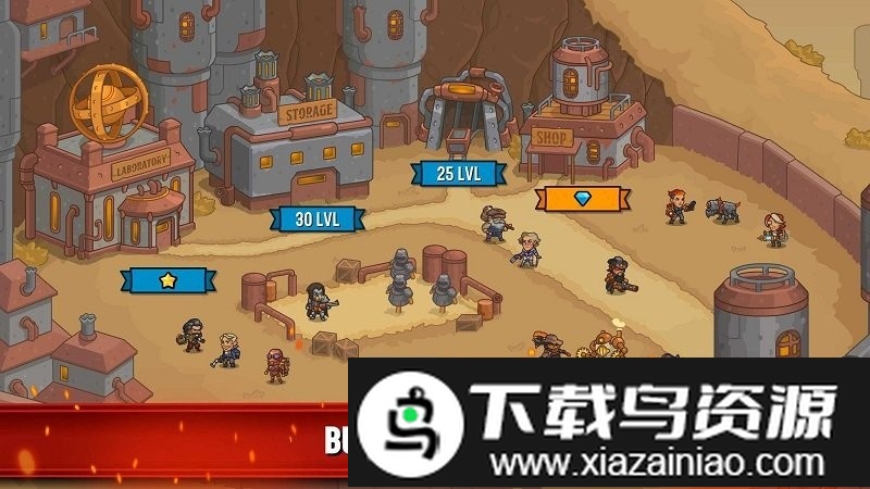 蒸汽朋克营地防御游戏截图1