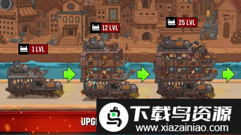 蒸汽朋克营地防御游戏截图2