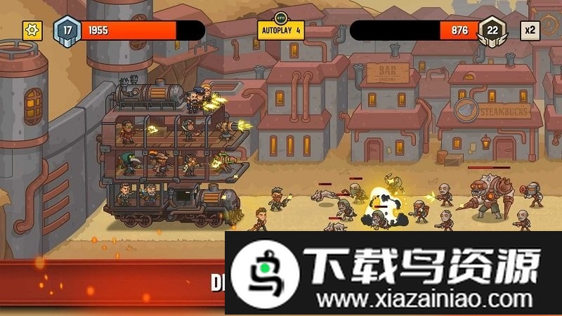 蒸汽朋克营地防御游戏截图3