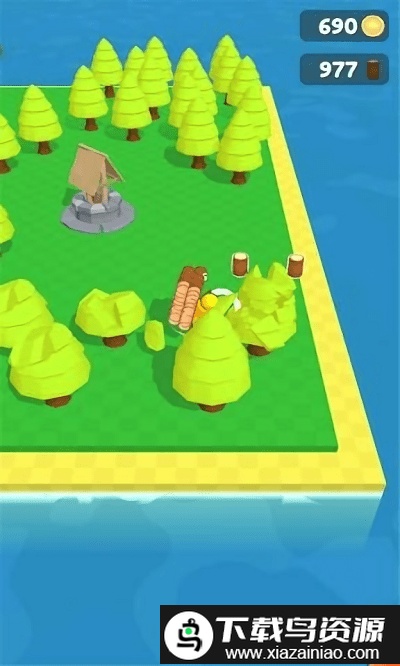 岛屿伐木工小游戏截图1