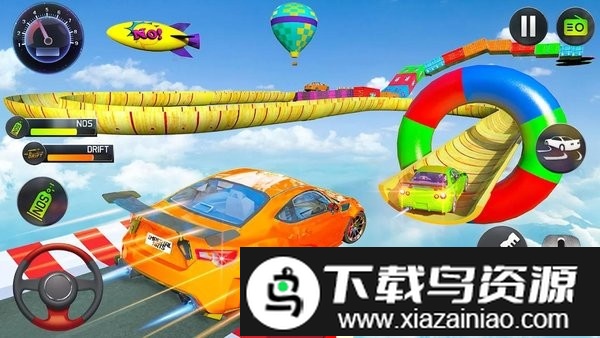 巨型坡道特技比赛游戏截图3